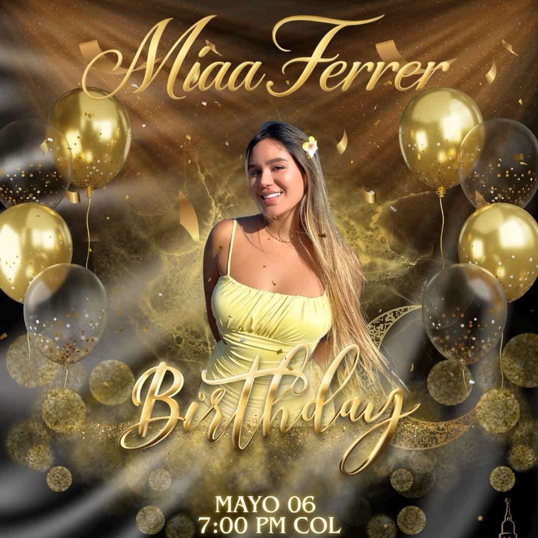 HB 6may🎂🥳 Miaa Ferrer 🤍🐞