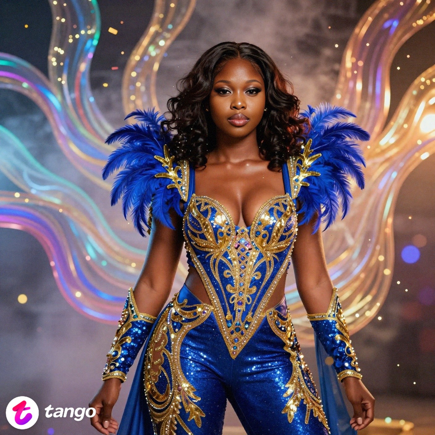 Cynthia the moon goddess from NG on Tango Live