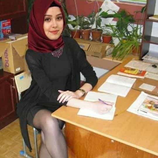 Türbanlı ofiste