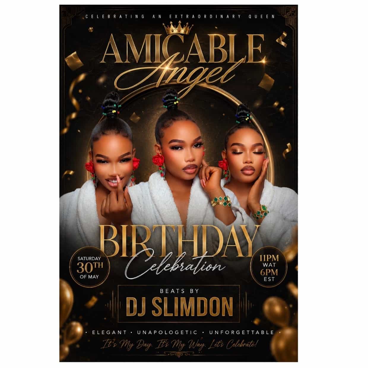 Amicable angel 😇 May 30th