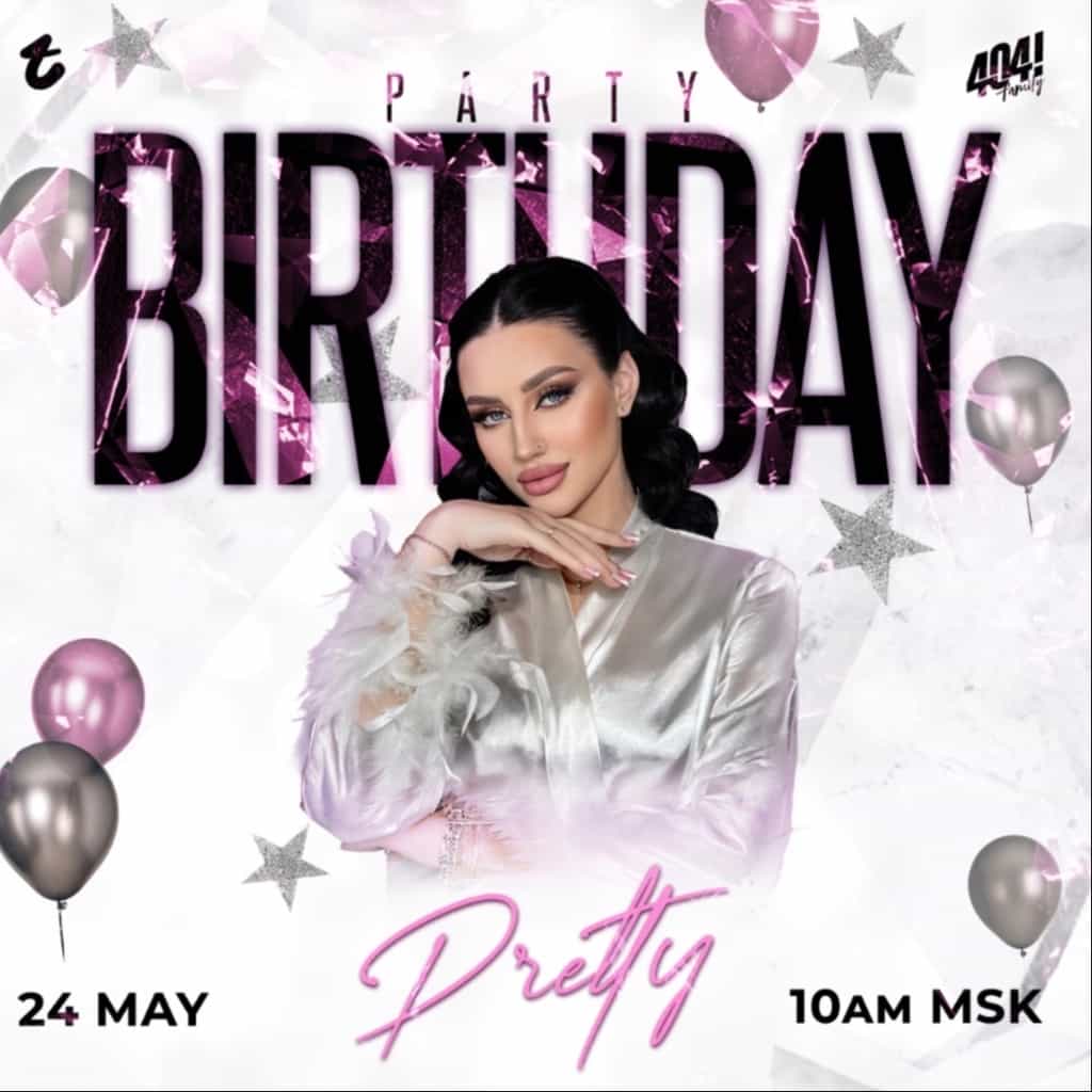 404❗️P r e t t y . HB 24 MAY❣️