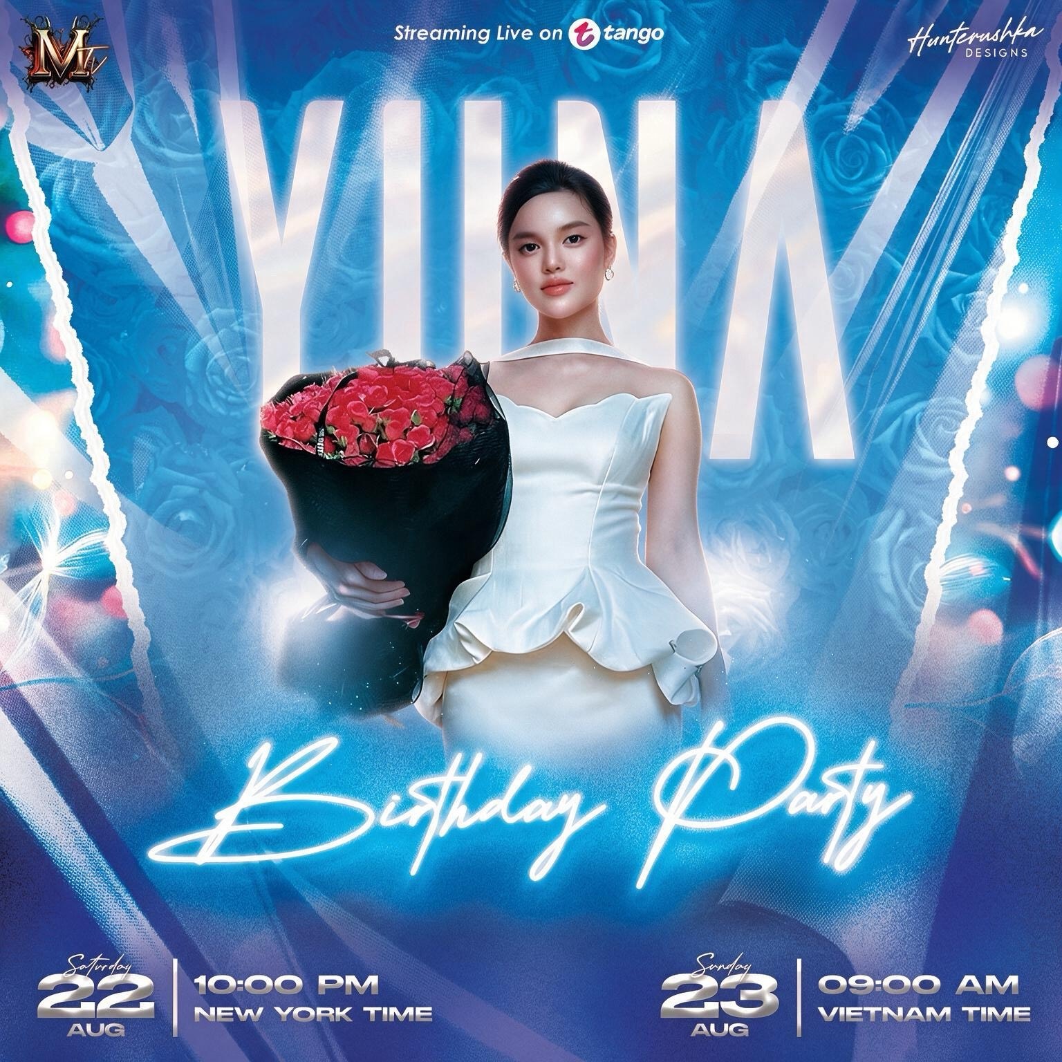 Yuna Birthday 22/8🎂🎀 ᴹ🤏 👧 from VN on Tango Live