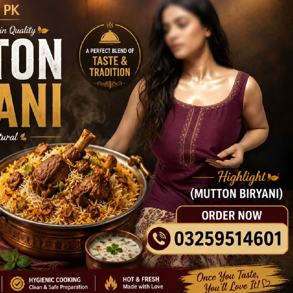 Mutton biryani on Tango Live