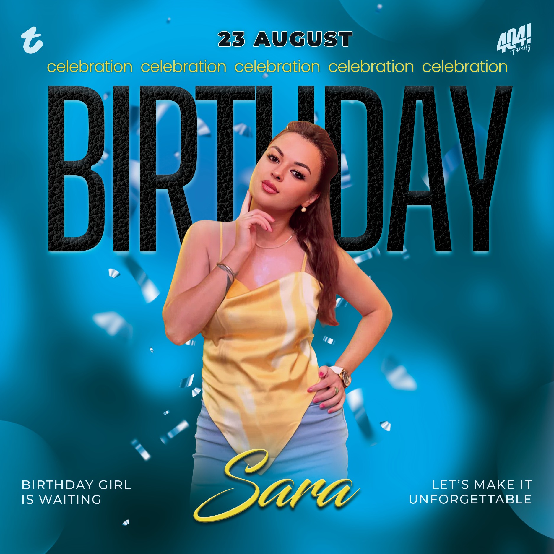 404❗️Sara🐯My birthday 🎂 from RU on Tango Live