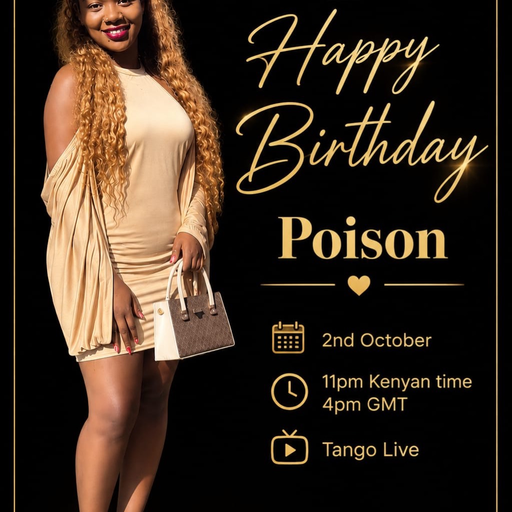 Poison🍑 Bd 2nd Oct. from US on Tango Live